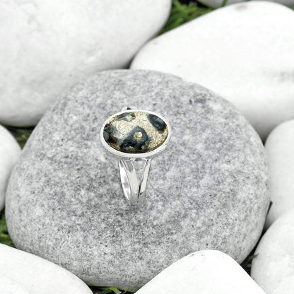 Natural Viper Skin Jasper Ring size-8 R-1005 SDR181550