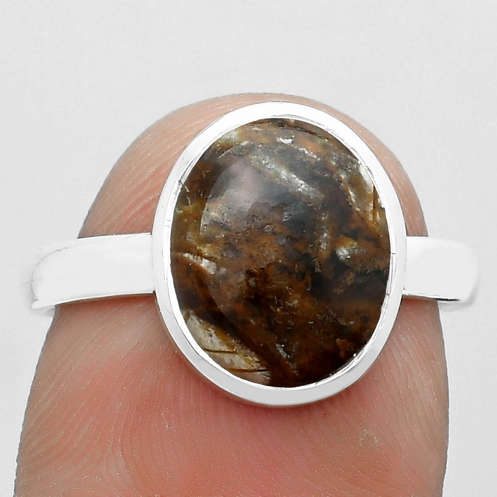Natural Wild Horse Jasper Ring size-8 R-1004 SDR181575