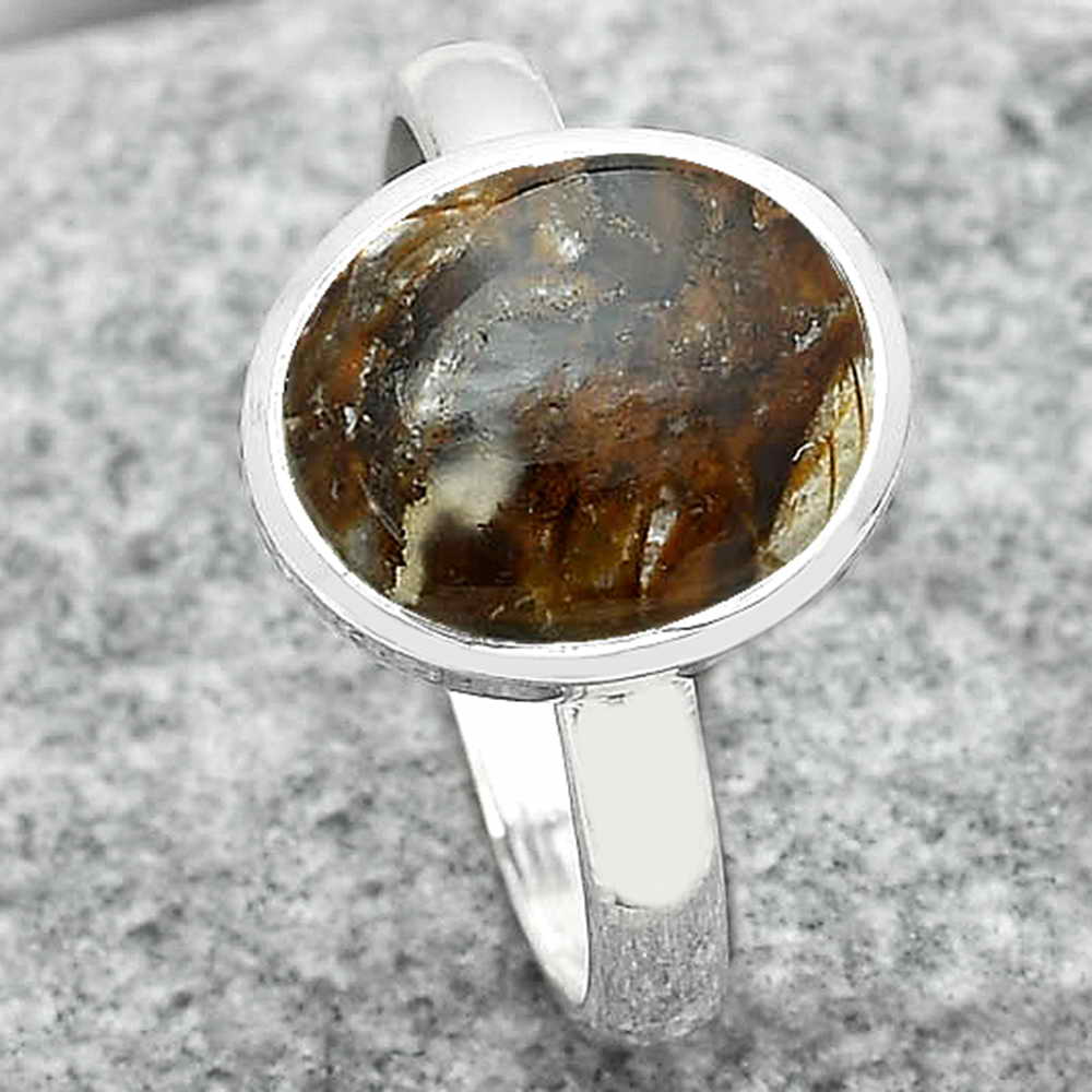 Natural Wild Horse Jasper Ring size-8 R-1004 SDR181575