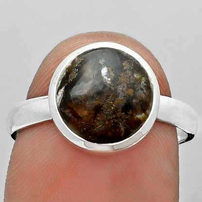 Natural Tube Agate - Turkish Ring size-8.5 R-1004 SDR181586