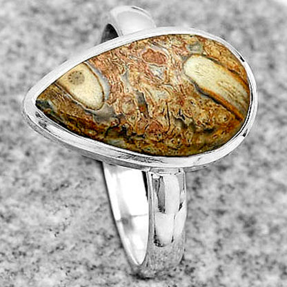 Natural Rock Calcy Ring size-8.5 R-1004 SDR181613