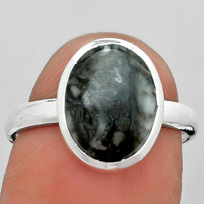 Natural Mexican Cabbing Fossil Ring size-8 R-1004 SDR181634