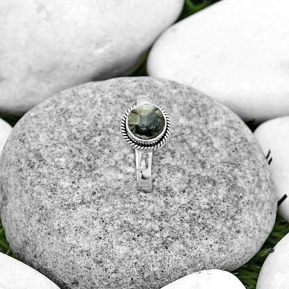 Natural Mexican Cabbing Fossil Ring size-7 R-1009 SDR181728