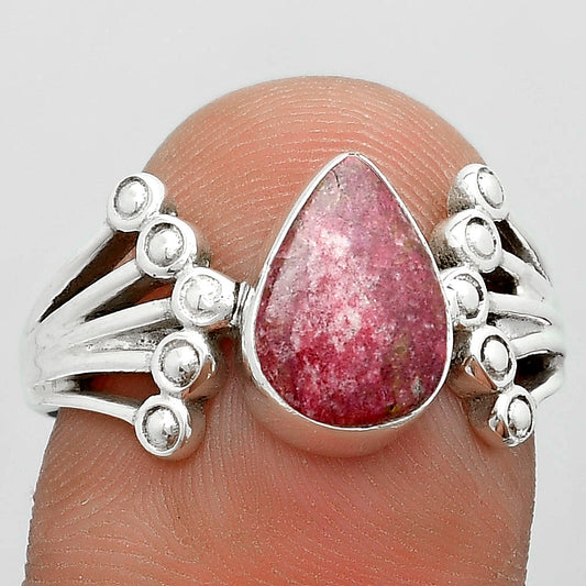 Natural Pink Thulite - Norway Ring size-7 R-1249 SDR182103