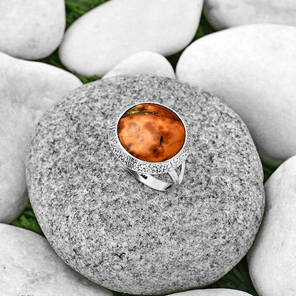 Natural Maligano Jasper - Indonesia Ring size-8 R-1307 SDR182118