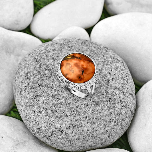 Natural Maligano Jasper - Indonesia Ring size-8 R-1307 SDR182118