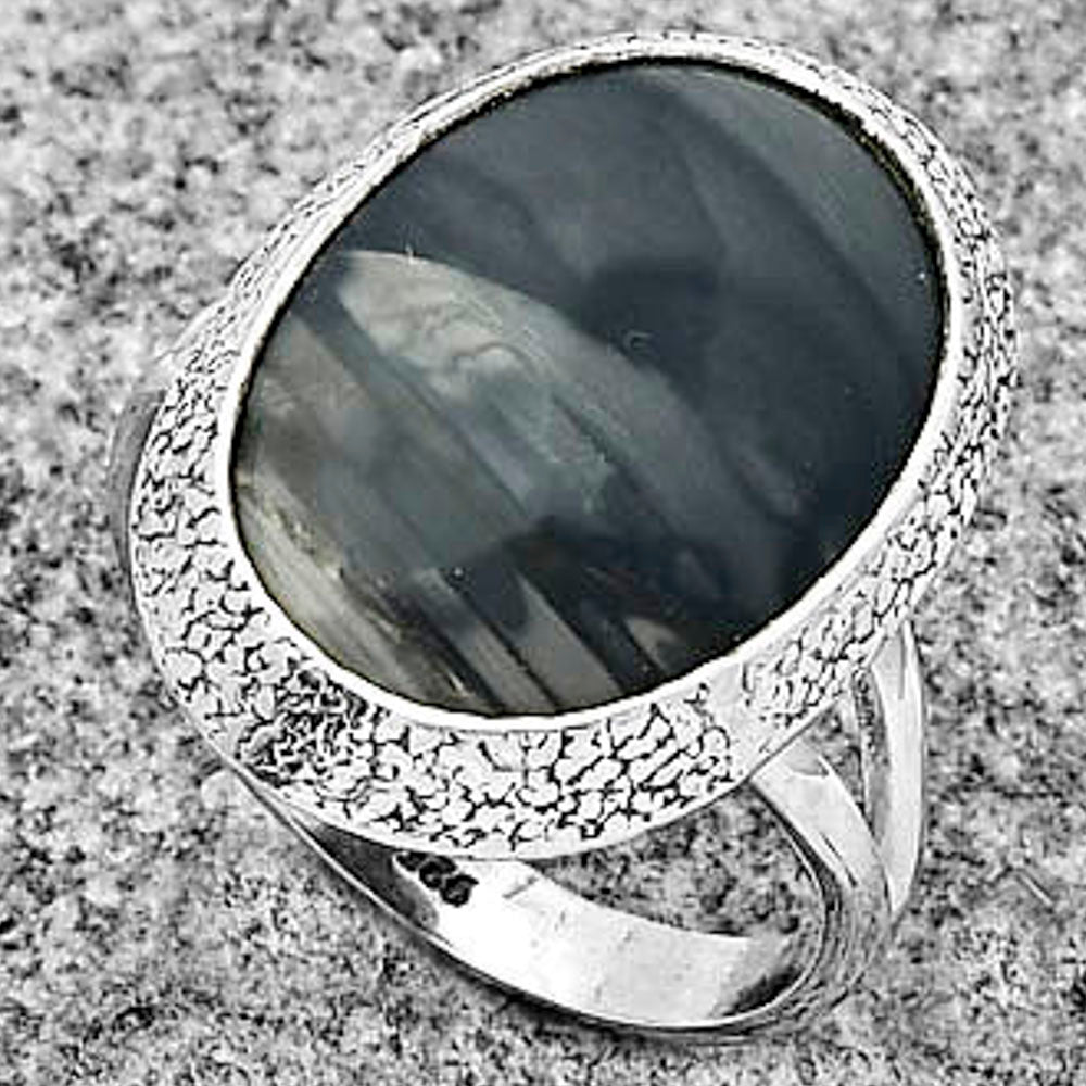 Natural Picasso Jasper Ring size-8.5 R-1307 SDR182159
