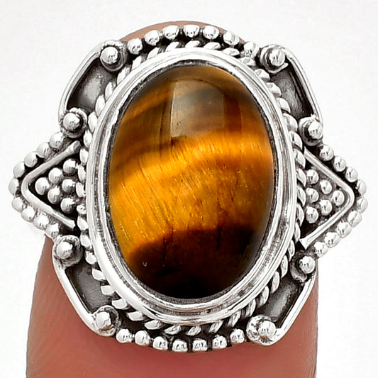 Natural Tiger Eye - Africa Ring size-7 R-1557 SDR182162