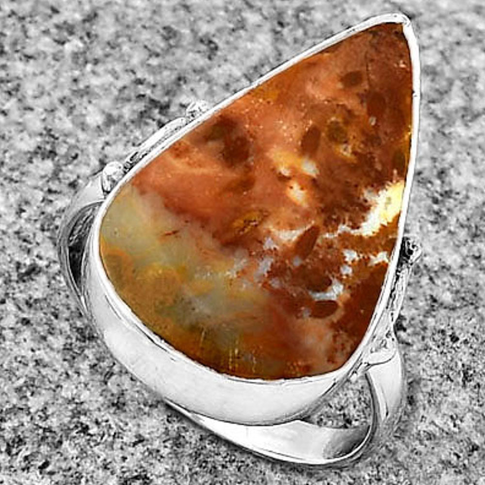 Natural Imperial Dedise Jasper Ring size-8 R-1198 SDR182748