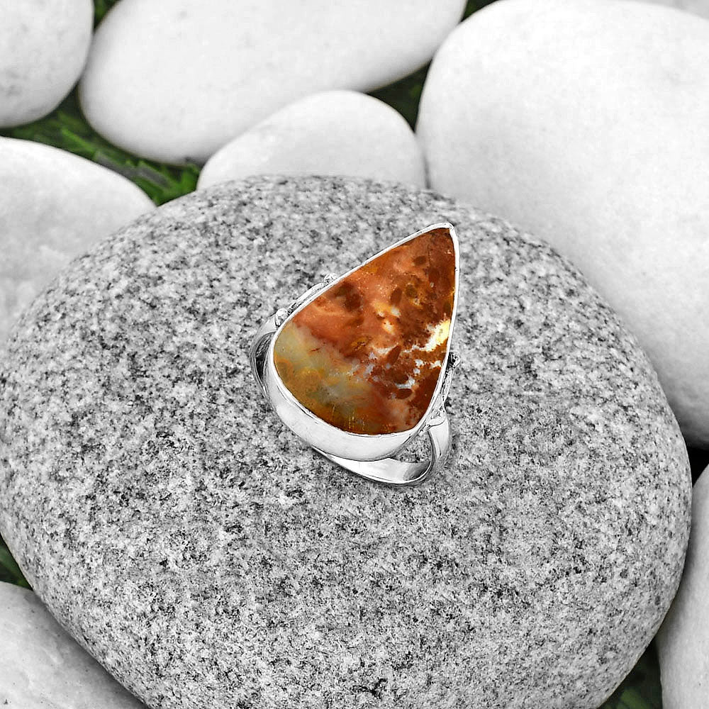 Natural Imperial Dedise Jasper Ring size-8 R-1198 SDR182748