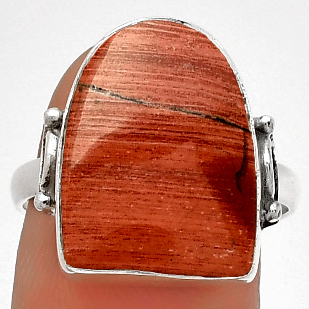 Natural Snake Skin Jasper Ring size-8 R-1198 SDR182766