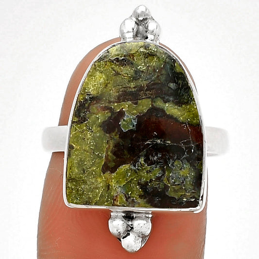 Dragon Blood Stone - South Africa Ring size-7 R-1091 SDR182821