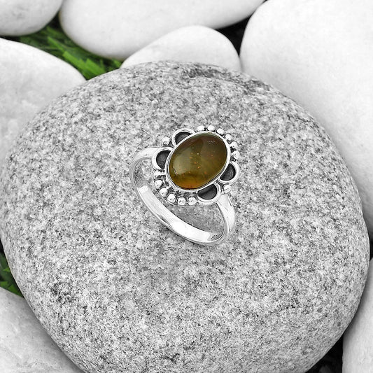 Natural Polygram Jasper Ring size-7.5 R-1103 SDR183014