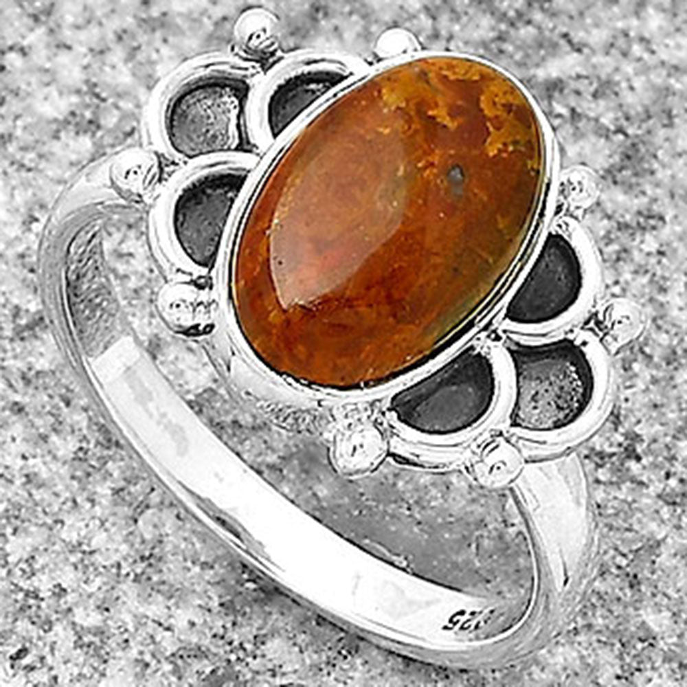 Natural Rare Cady Mountain Agate Ring size-7.5 R-1104 SDR183061