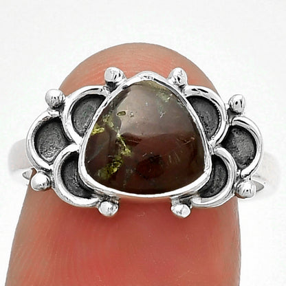 Dragon Blood Stone - South Africa Ring size-7.5 R-1104 SDR183109