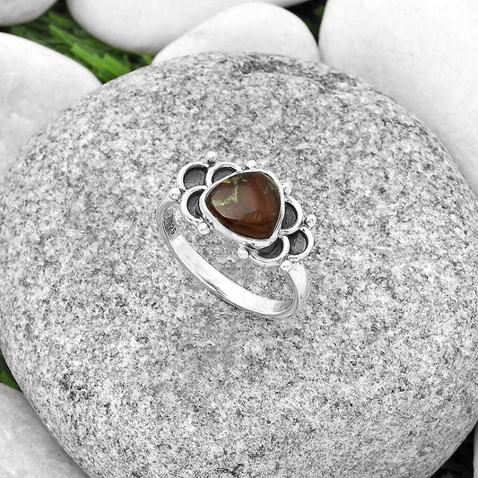 Dragon Blood Stone - South Africa Ring size-7.5 R-1104 SDR183109