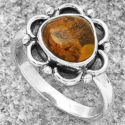 Natural Bamboo Jasper Ring size-6 R-1092 SDR183113