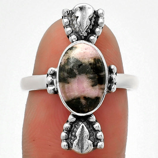 Natural Rhodonite Ring size-7 R-1126 SDR183267