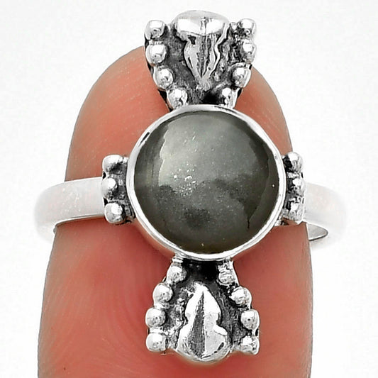 Natural Gray Moonstone Ring size-7 R-1126 SDR183279