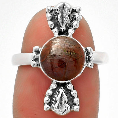 Natural Sonora Sunrise Cuprite Blood Ring size-7 R-1126 SDR183281