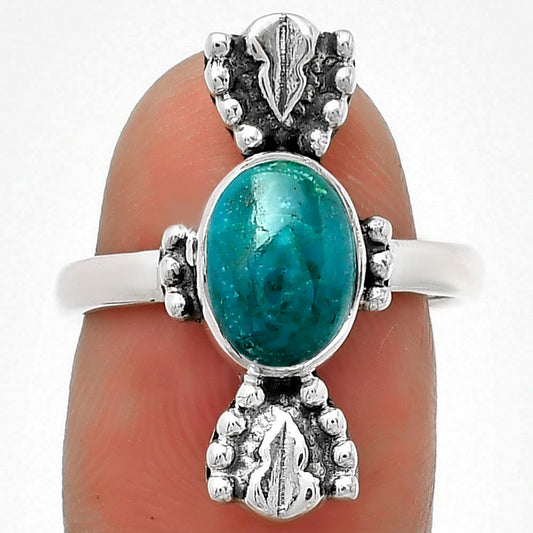 Natural Azurite Chrysocolla Ring size-7 R-1126 SDR183285