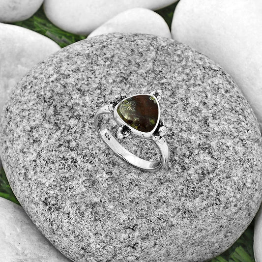 Dragon Blood Stone - South Africa Ring size-7 R-1127 SDR183342