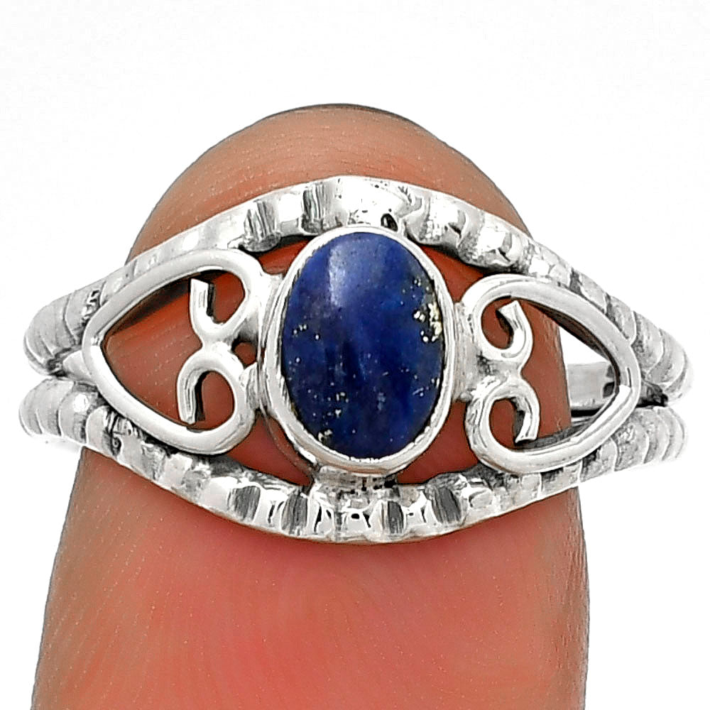 Natural Lapis Lazuli - Afghanistan Ring size-8.5 R-1143 SDR183384