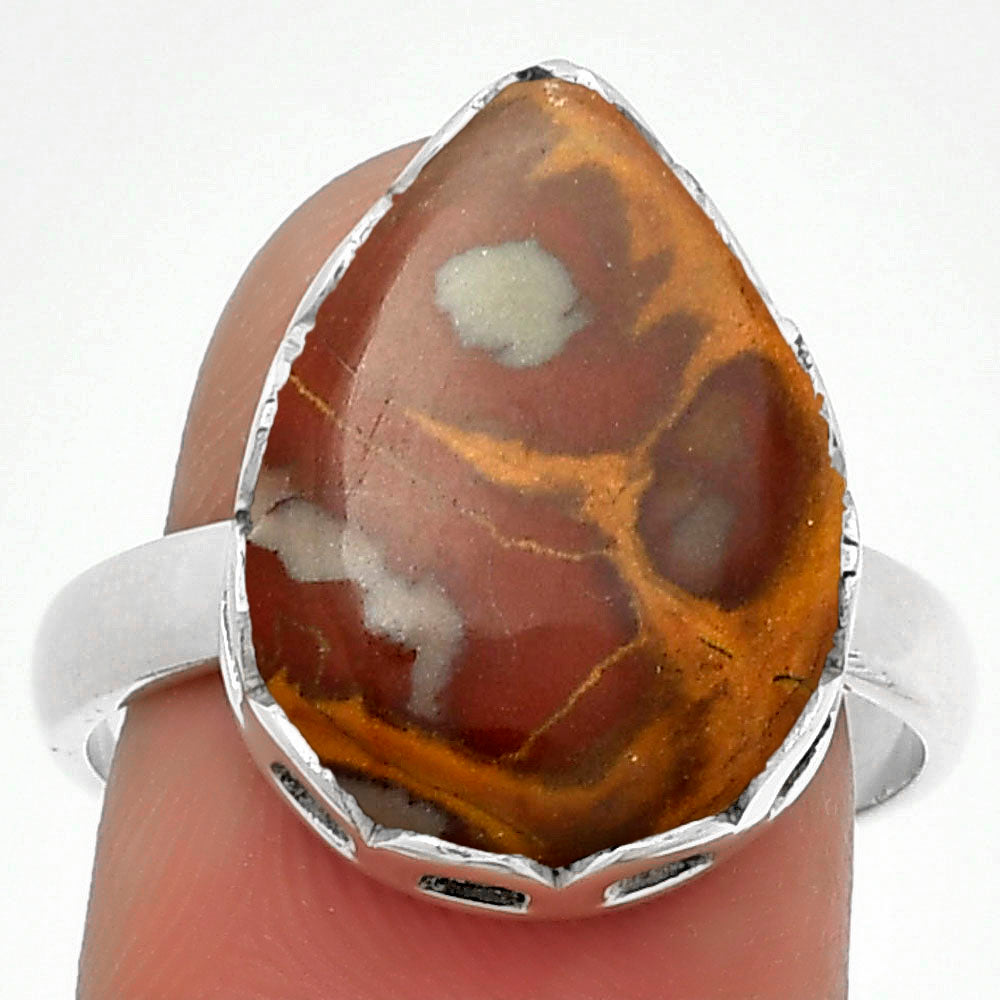 Natural Noreena Jasper Ring size-8.5 R-1428 SDR183489
