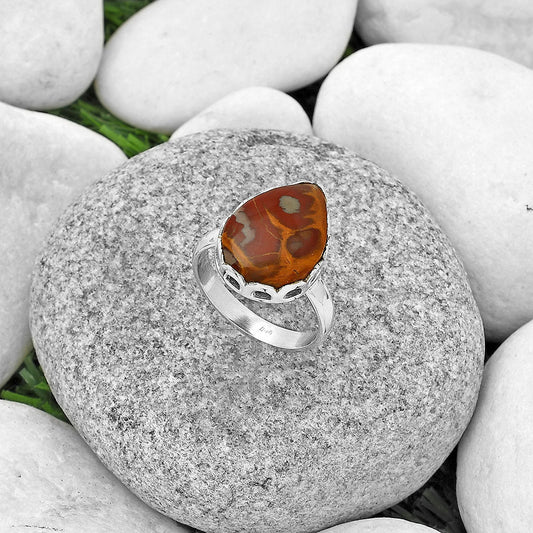 Natural Noreena Jasper Ring size-8.5 R-1428 SDR183489