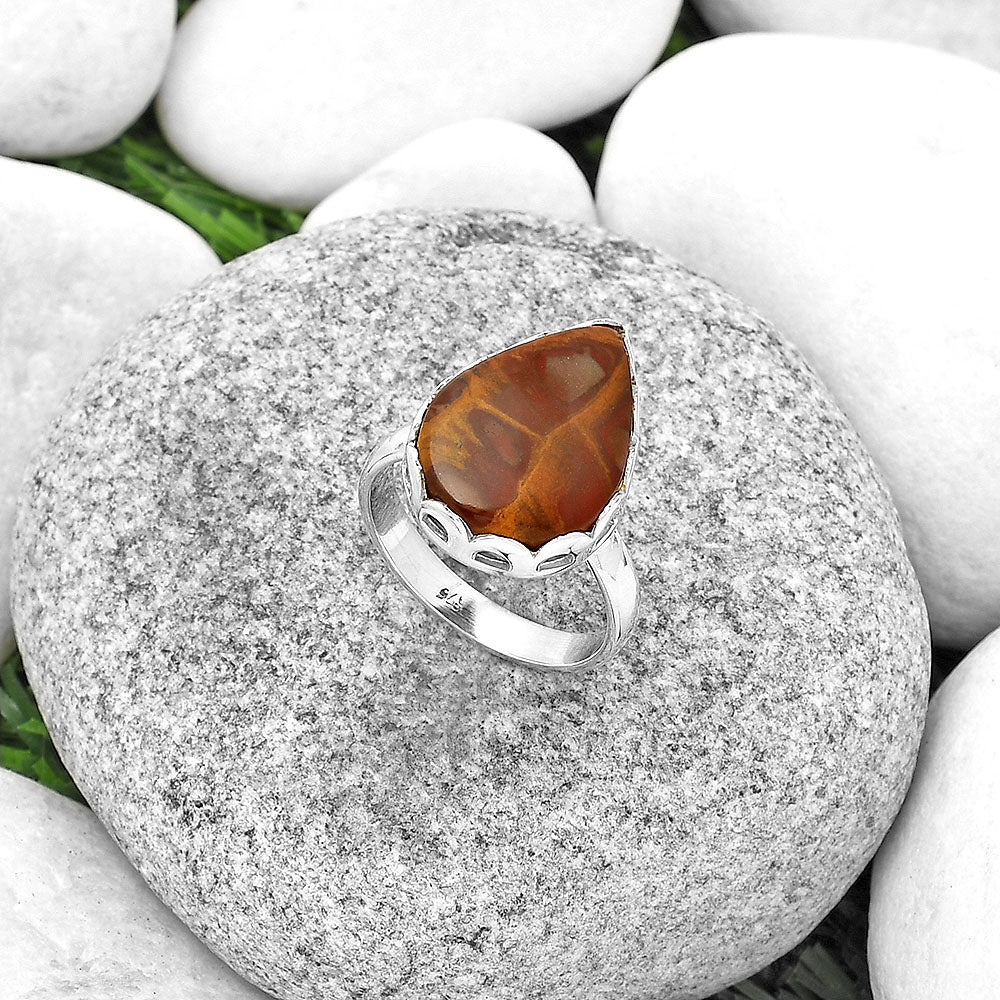 Natural Noreena Jasper Ring size-8.5 R-1428 SDR183508