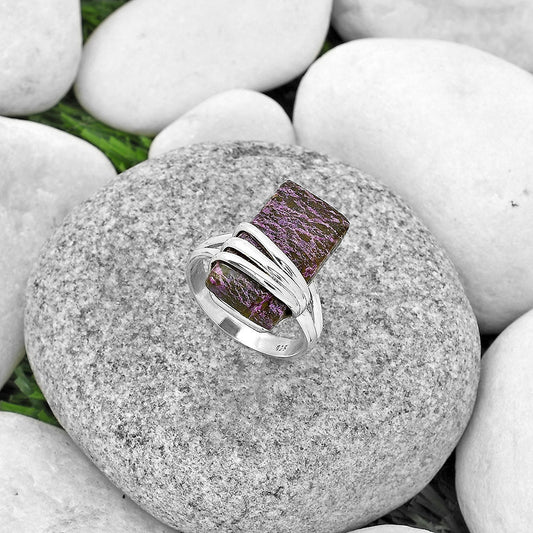 Natural Purpurite - South Africa Ring size-8 R-1444 SDR183708