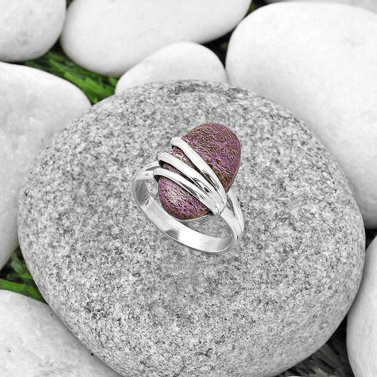 Natural Purpurite - South Africa Ring size-9 R-1444 SDR183732