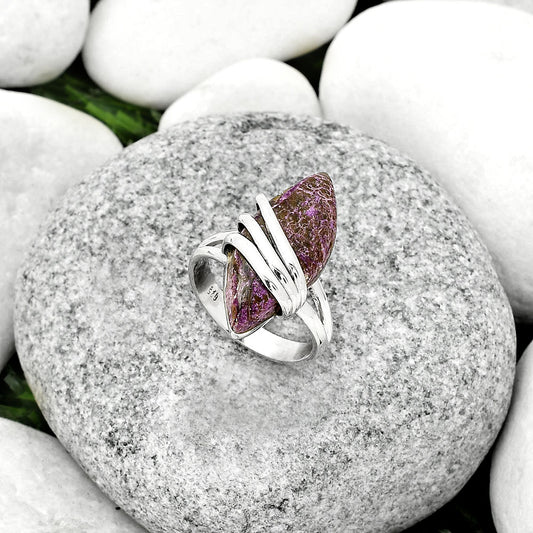 Natural Purpurite - South Africa Ring size-7 R-1444 SDR183744