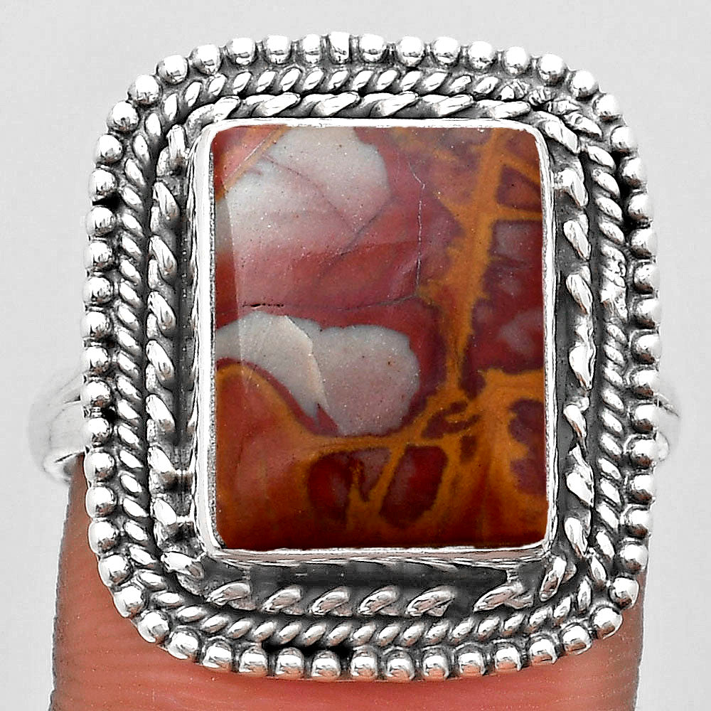 Natural Noreena Jasper Ring size-8.5 R-1447 SDR184091