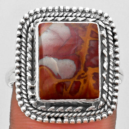 Natural Noreena Jasper Ring size-8.5 R-1447 SDR184091