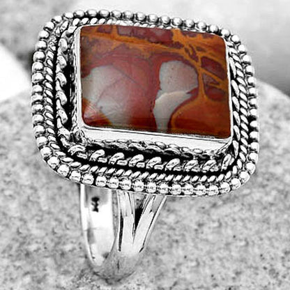 Natural Noreena Jasper Ring size-8.5 R-1447 SDR184091
