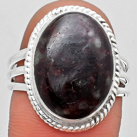 Natural Russian Eudialyte Ring size-8 R-1010 SDR184313