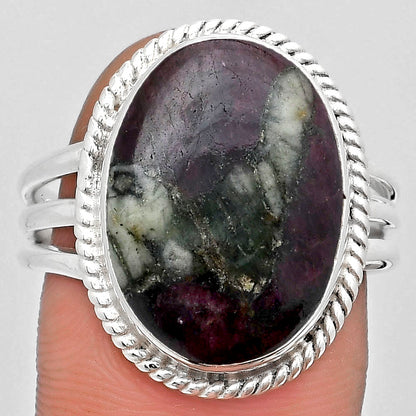 Natural Russian Eudialyte Ring size-9.5 R-1010 SDR184322