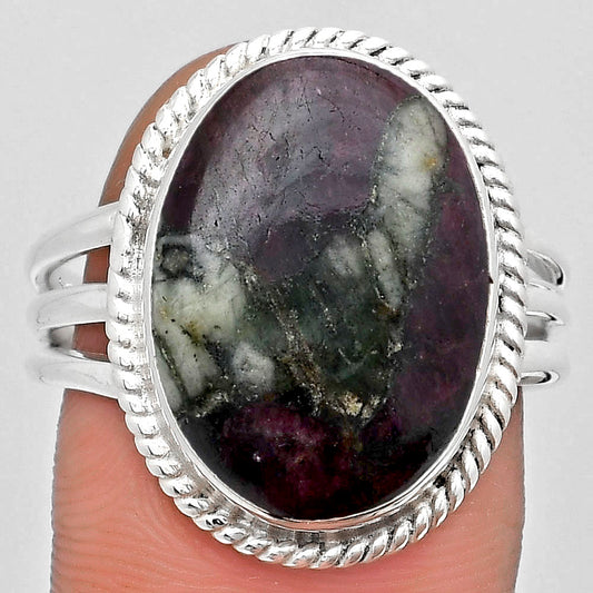 Natural Russian Eudialyte Ring size-9.5 R-1010 SDR184322