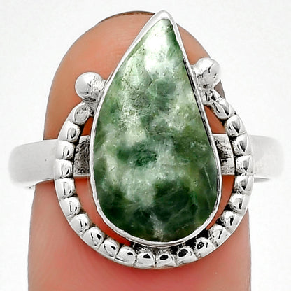 Natural Dioptase Ring size-9 R-1518 SDR184345
