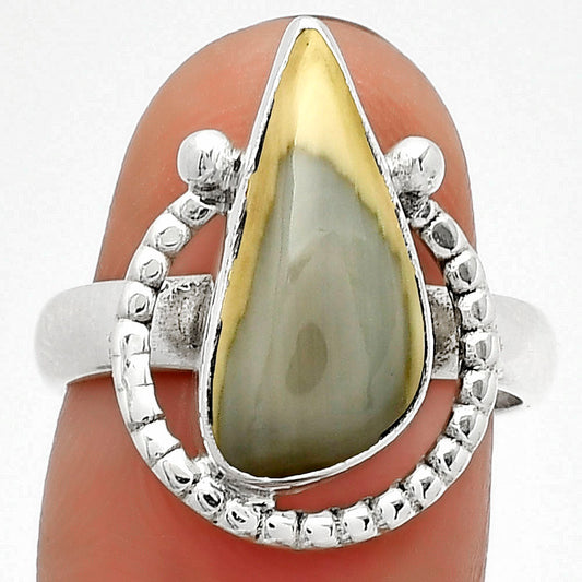 Natural Imperial Jasper - Mexico Ring size-7.5 R-1518 SDR184364