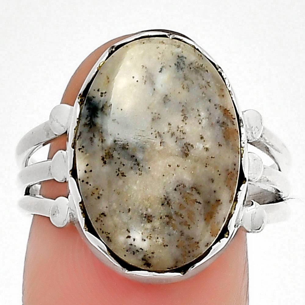 Natural Amethyst Sage Agate - Nevada Ring size-9 R-1338 SDR184429
