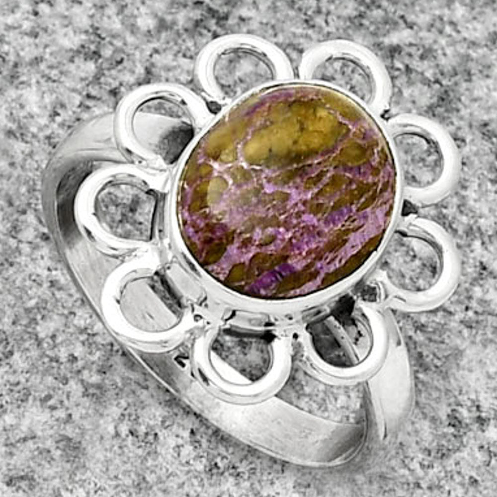 Natural Purpurite - South Africa Ring size-8.5 R-1527 SDR184456