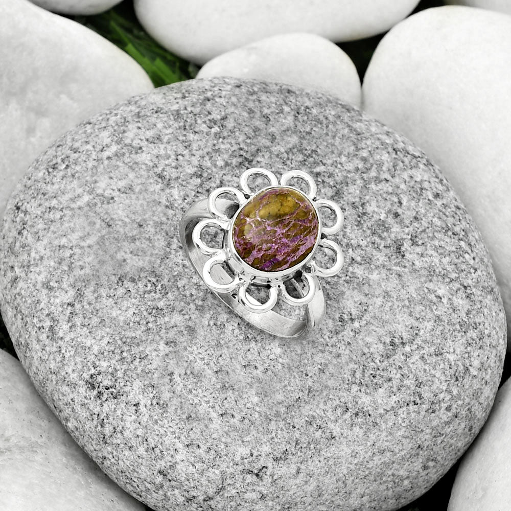 Natural Purpurite - South Africa Ring size-8.5 R-1527 SDR184456