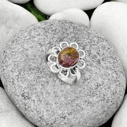 Natural Purpurite - South Africa Ring size-8.5 R-1527 SDR184456