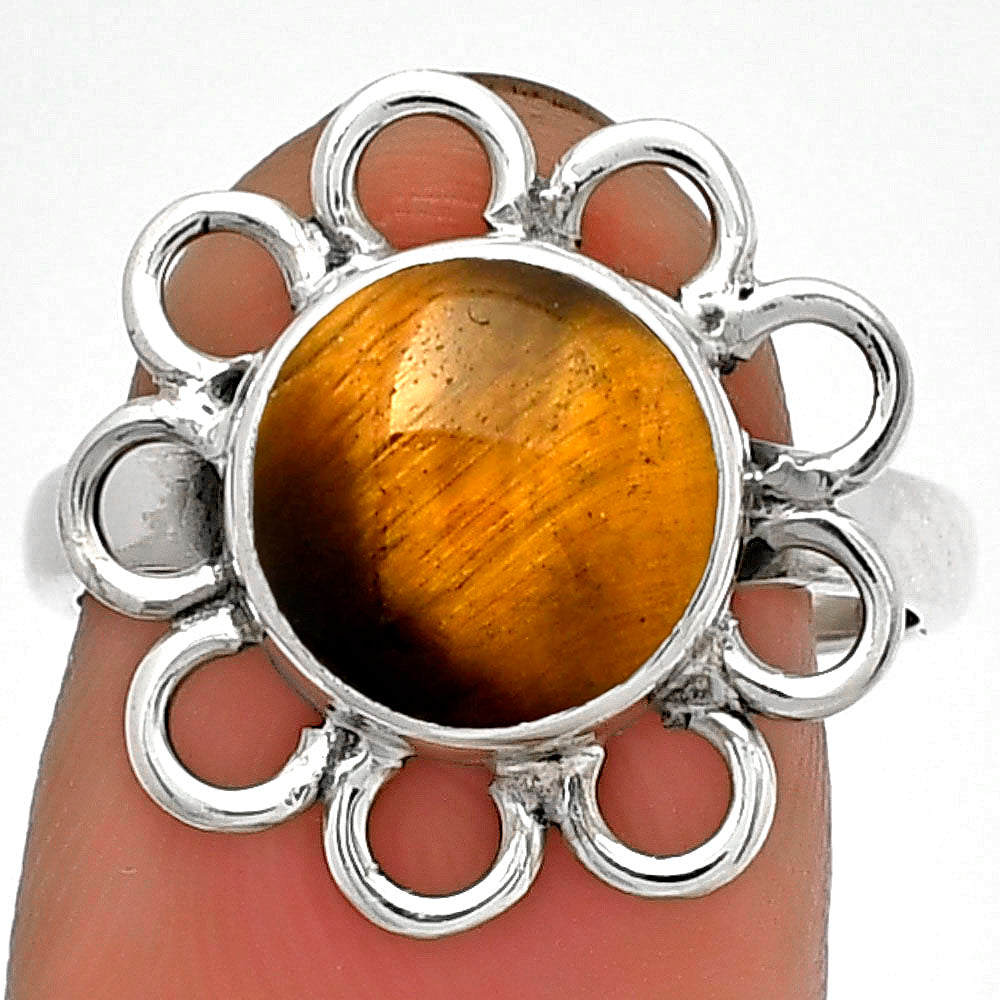 Natural Tiger Eye - Africa Ring size-7.5 R-1527 SDR184468