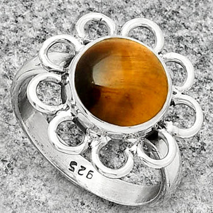 Natural Tiger Eye - Africa Ring size-7.5 R-1527 SDR184468