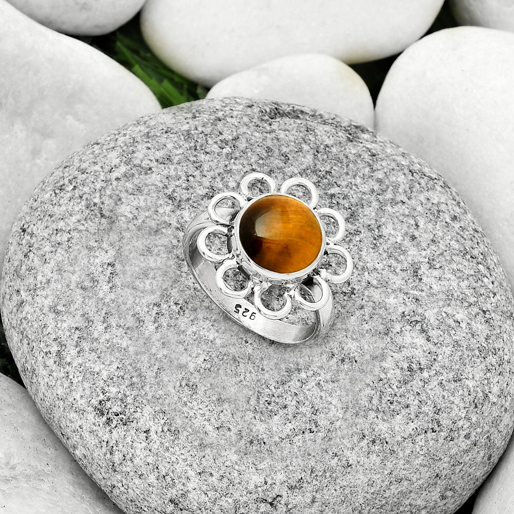 Natural Tiger Eye - Africa Ring size-7.5 R-1527 SDR184468
