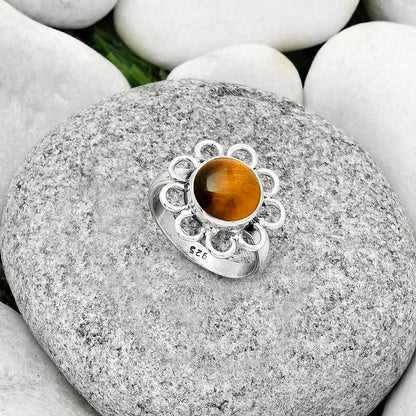 Natural Tiger Eye - Africa Ring size-7.5 R-1527 SDR184468
