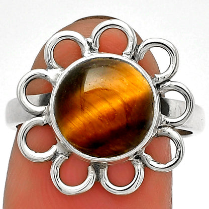 Natural Tiger Eye - Africa Ring size-7.5 R-1527 SDR184474